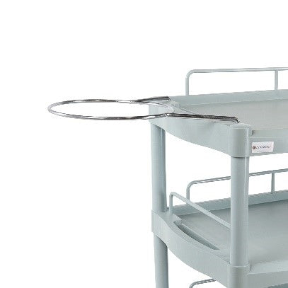 Handy Trolley Waste Basket Holder in Stainless Steal - Aspiration Life