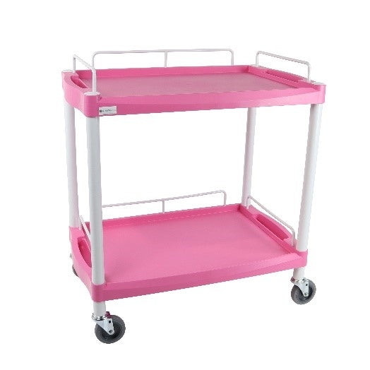 Handy Large Clinical Dressing Trolley - 2 Shelves - 