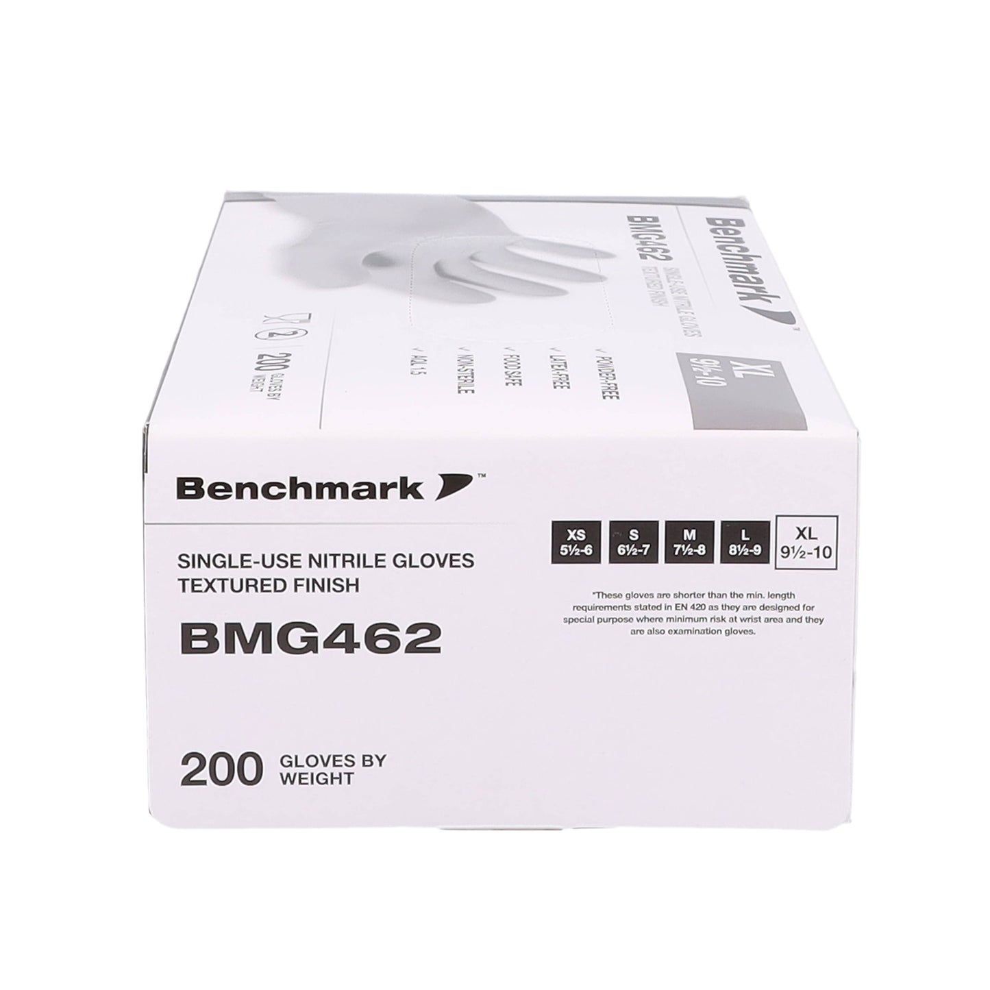 Blue Nitrile Disposable Gloves - Cat III Medical Grade - Box of 200 - Extra Large - Discontinued