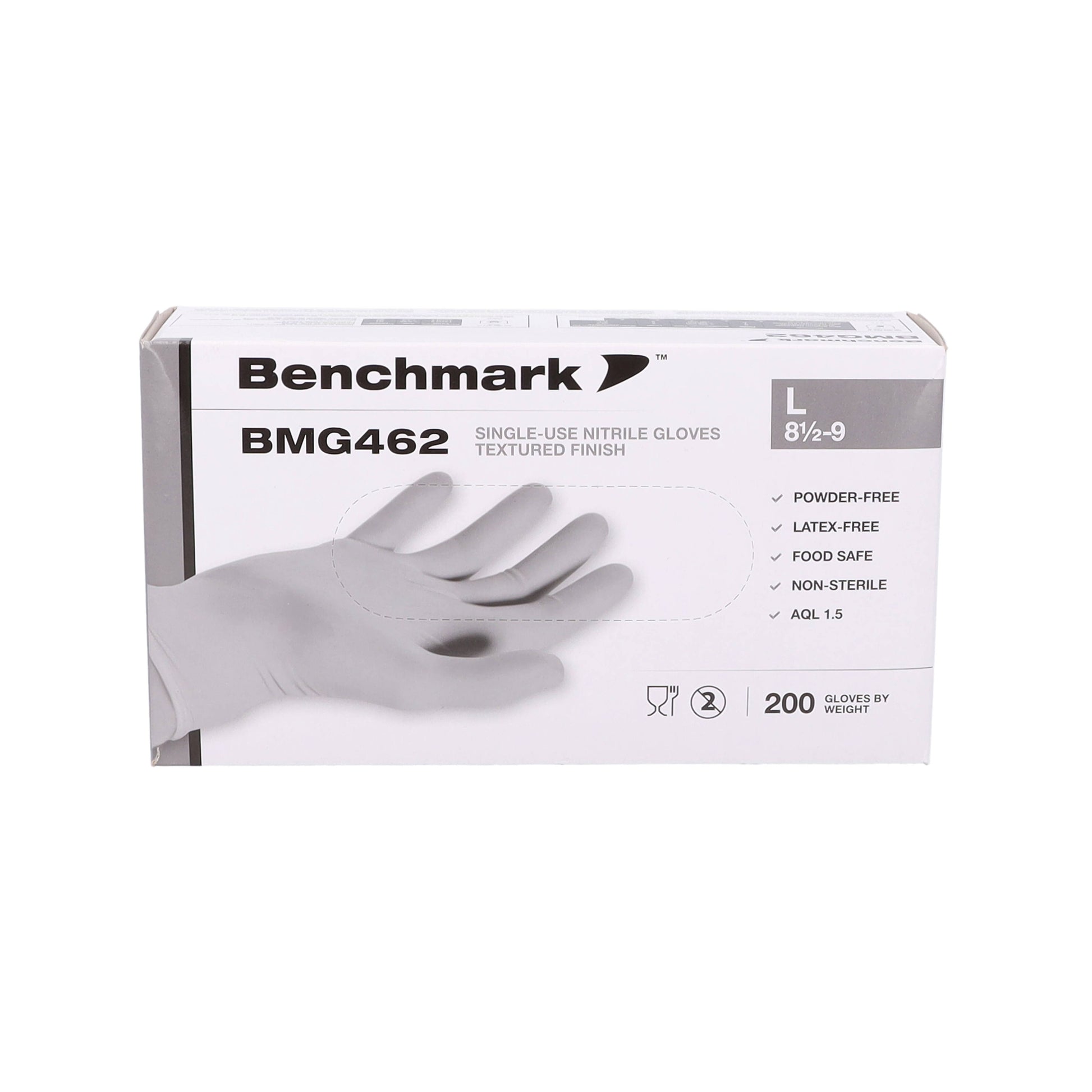 Blue Nitrile Disposable Gloves - Cat III Medical Grade - Box of 200 - Large - AAA Medics