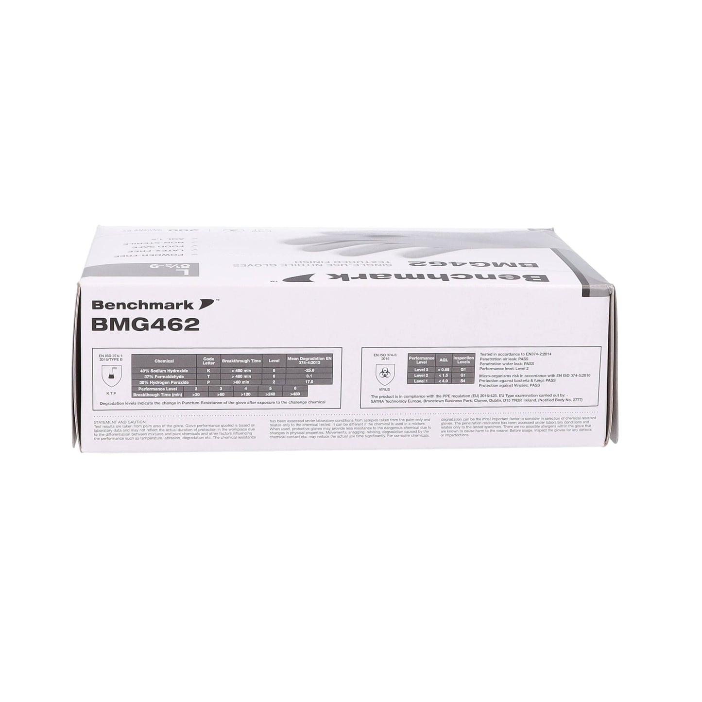 Blue Nitrile Disposable Gloves - Cat III Medical Grade - Box of 200 - Large - AAA Medics