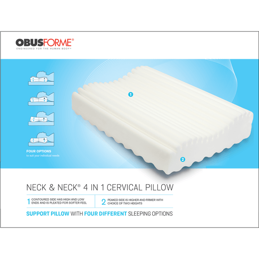 Obusforme - 4 in 1 neck pillow - white - Splicecast