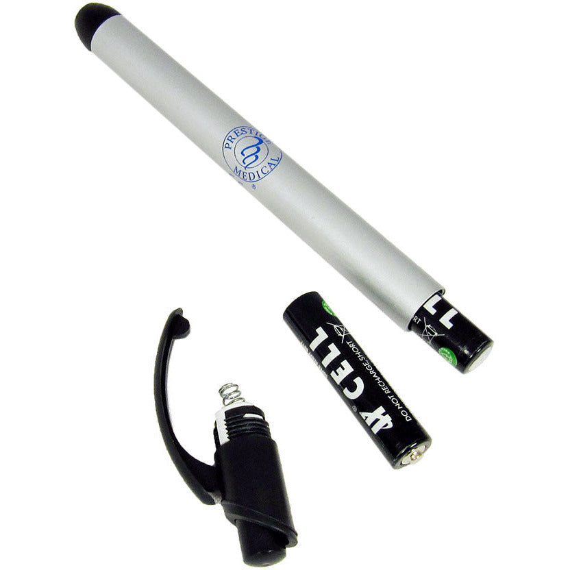 Reusable Battery Pen Torch - Silver - Prestige