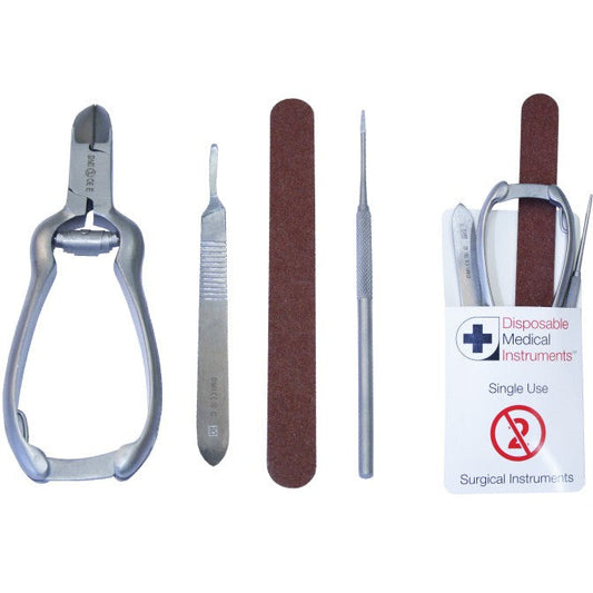 NHS Eco Basic Podiatry Pack - CVD - Single - Disposable Medical Instruments
