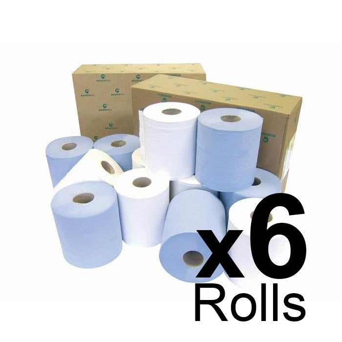 Bodyguards Envirotex Centrefeed 2 Ply White x 6 - 