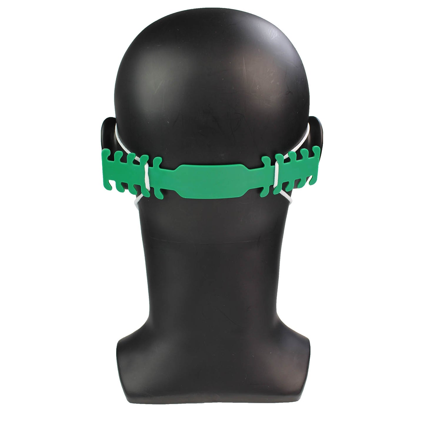 Face Mask Strap Fastener Ear Guard - Green - Pack of 5 - Fenton
