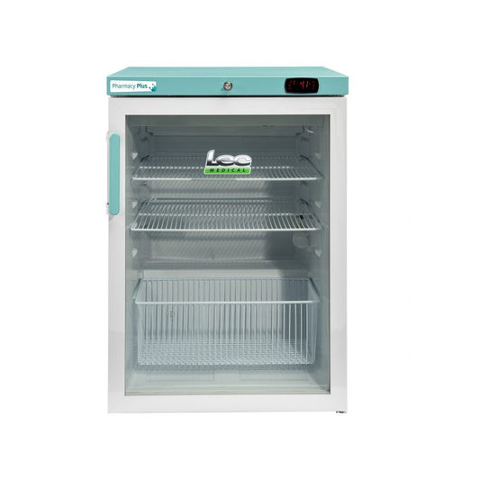 Lec Fridge 158L - Pharmacy Refrigerator - Under Counter Glass Door - Bluetooth PPGR158BT-UK [Left Hinge]