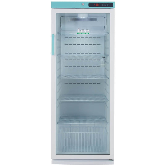 Lec PPGR273UK - 273L Freestanding Vaccine Refrigerator Glass Door