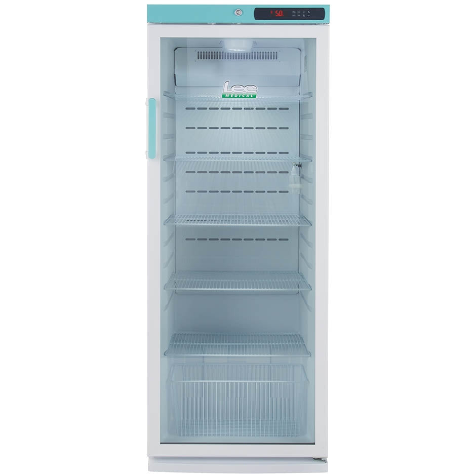 Lec PPGR273UK-LHH - 273L Freestanding Vaccine Refrigerator Glass Door - Left Handed Hinge - Lec