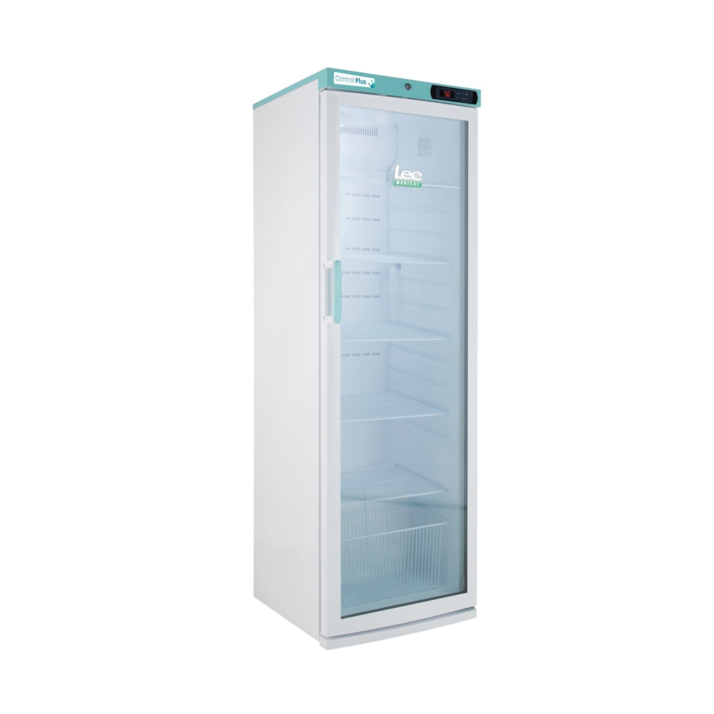 Lec PPGR353UK-LHH - 353L Lec Pharmacy Fridge - Glass Door - Left Hand Hinge - Lec