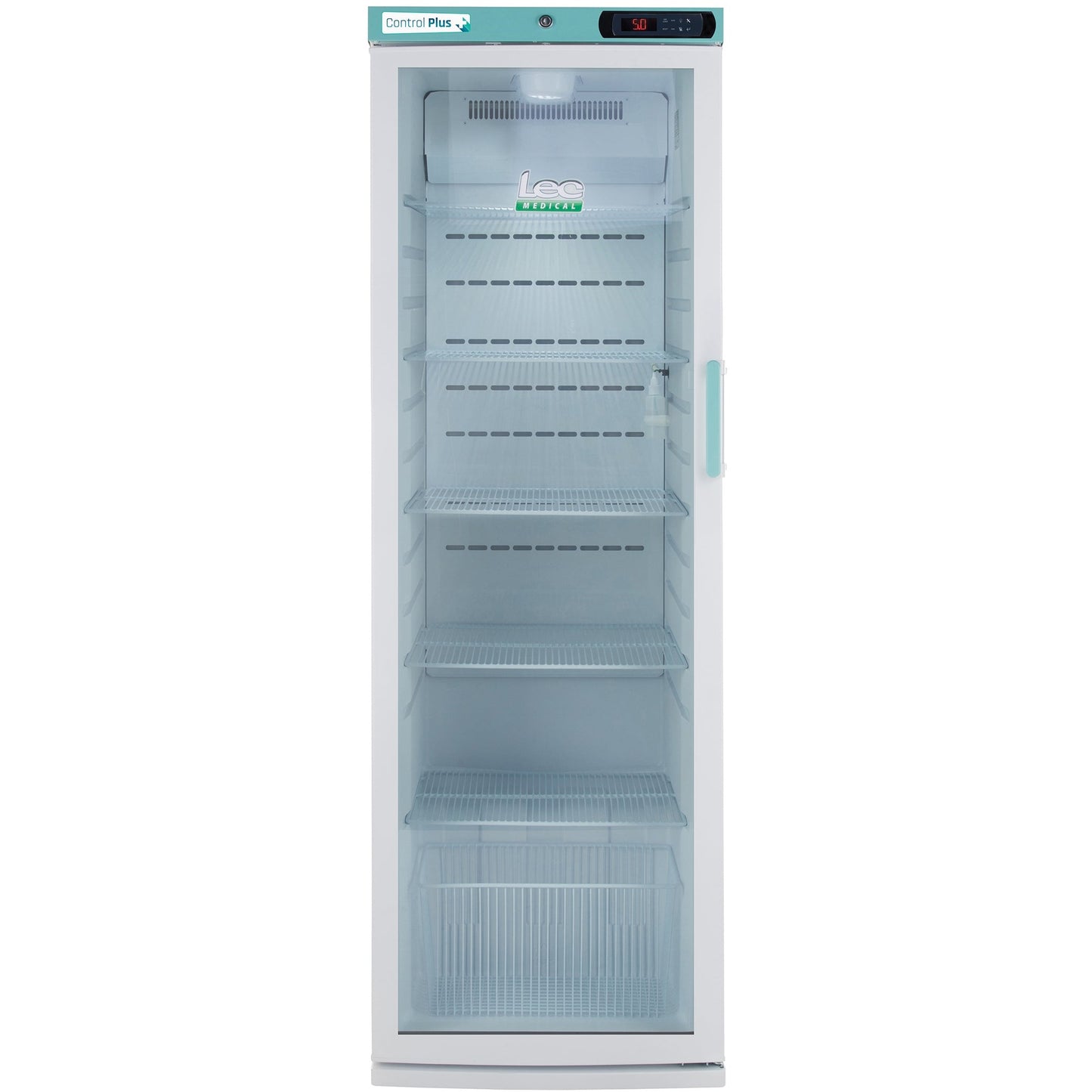Lec PPGR353UK-LHH - 353L Lec Pharmacy Fridge - Glass Door - Left Hand Hinge - Lec