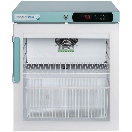Lec PPGR47UK - 47L Countertop Pharmacy Control Plus Refrigerator - Glass Door - Lec
