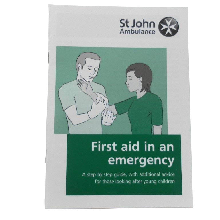 FIRST AID IN AN EMERGENCY BOOKLET -2016- PACK OF 10 – Medisave UK