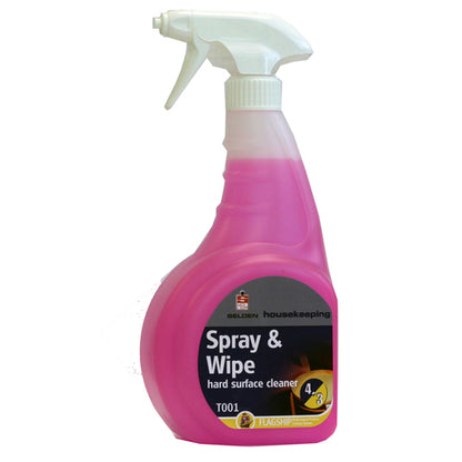 Selden Spray Wipe Bacterial Cleaner 750ml - Selden Research
