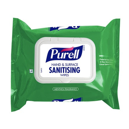 Purell Hand & Surface Sanitising Wipes - 1 Pack of 40 - Bunzl Catering Supplies