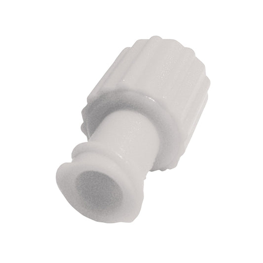 Obturator Caps Male/Female - Luer Lock - White - pack of 100 - Shermond