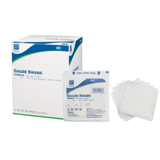 Sterile Gauze Swabs 32 Ply White (10 x 10 cm) - 1 PK OF 15 - Shermond