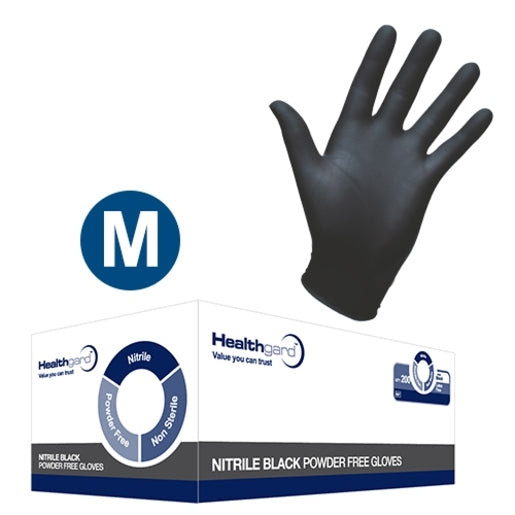 Healthgard Nitrile Examination Gloves (M) - Pack of 200 - Shermond