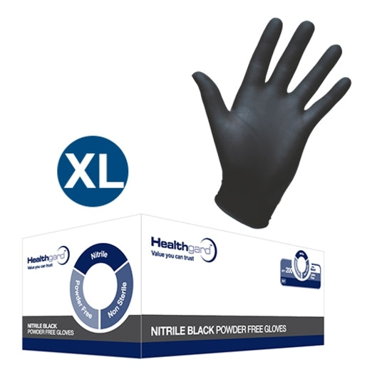 Healthgard Nitrile Examination Gloves (XL) - Pack of 200 - Shermond
