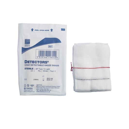 Sterile XRD Swabs 12 Ply White - (30 x 30 cm) - Pack of 10