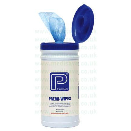 Premi-Wipes Medium Wipes Per Tub of 150 - 200 x 200mm