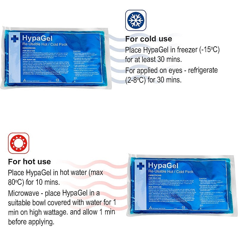 HypaGel Hot/Cold Therapy Pack, Standard - 24 x 13cm - Single
