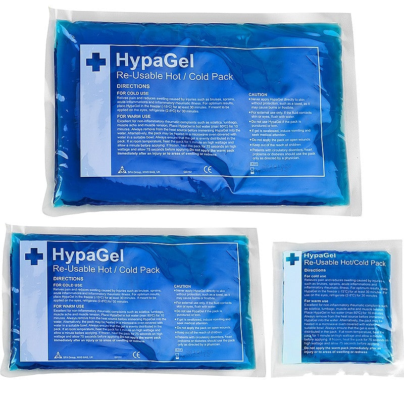 HypaGel Hot/Cold Therapy Pack, Assorted Pack of 3 - Safety First Aid
