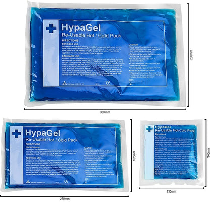 HypaGel Hot/Cold Therapy Pack, Assorted Pack of 3 - Safety First Aid