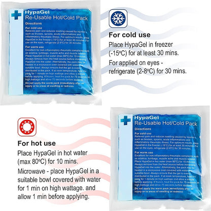 HypaGel Hot/Cold Therapy Pack, Assorted Pack of 3 - Safety First Aid