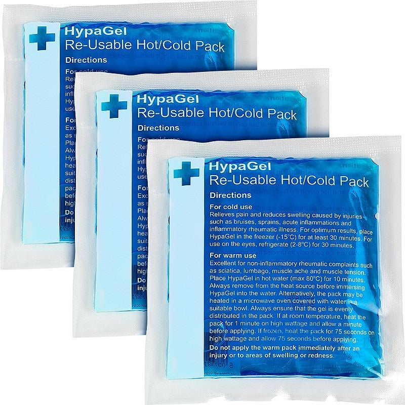 HypaGel Hot/Cold Pack Compact - Pack of 3 - Safety First Aid