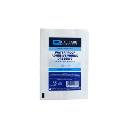 Waterproof Adhesive Wound Dressing 8cm x 6cm - Medisave UK