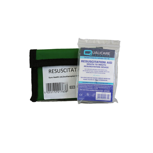 Resuscitation Aid In Keyring Pouch - Medisave UK