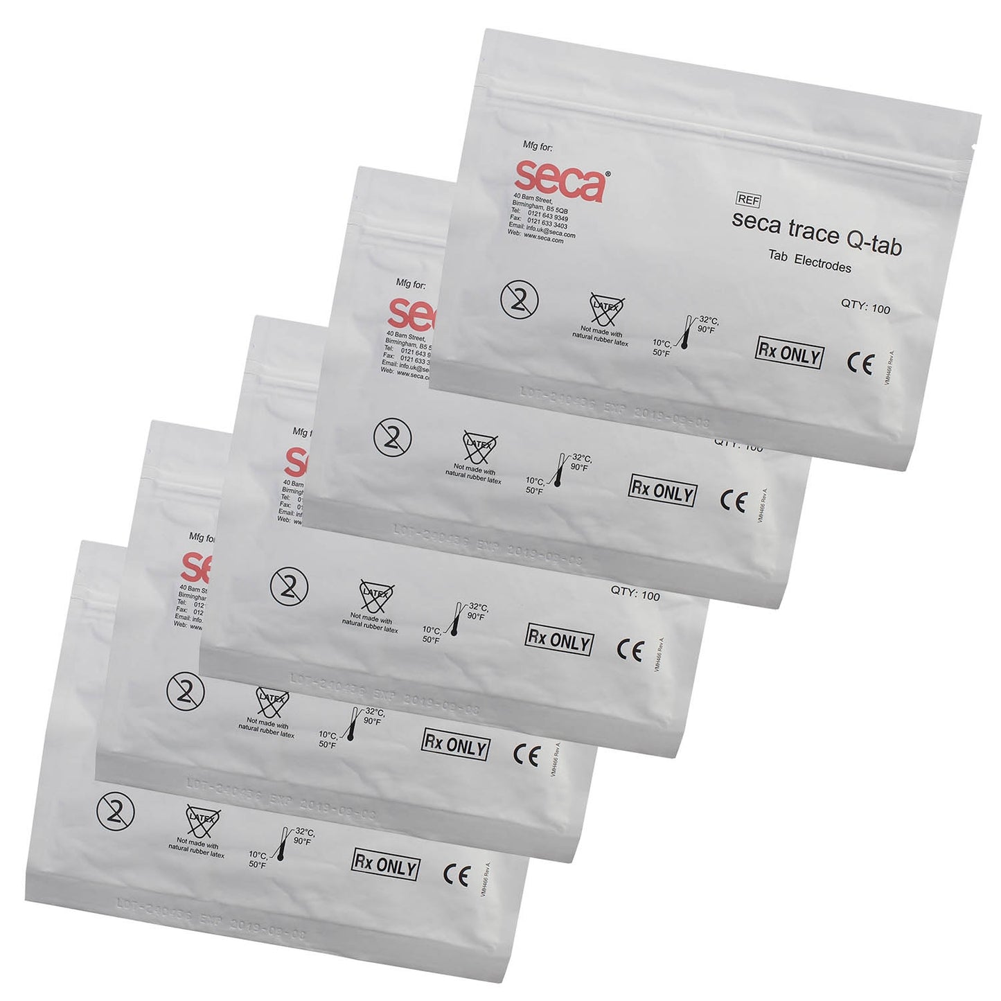 Q-Trace Electrodes For SECA ECG Machines x 500 - 