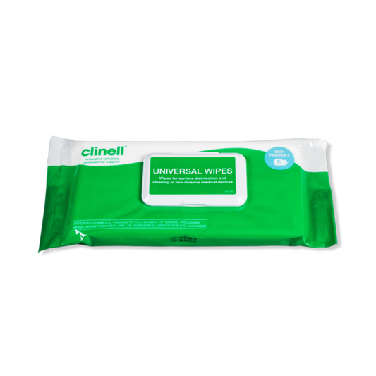 Clinell Antimicrobial Hand and Surface Wipes - Pack Of 100 Wipes