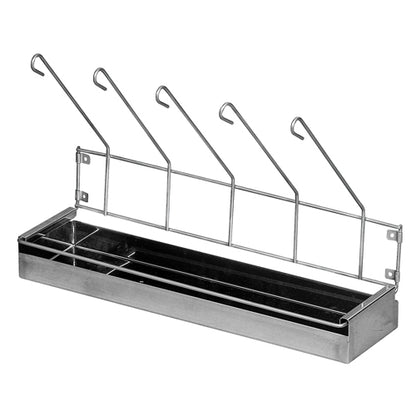 Drainage rack, 5 urinals, c/w ss drip tray - 