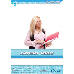 Staff Training Pack - Record Keeping - Discontinued