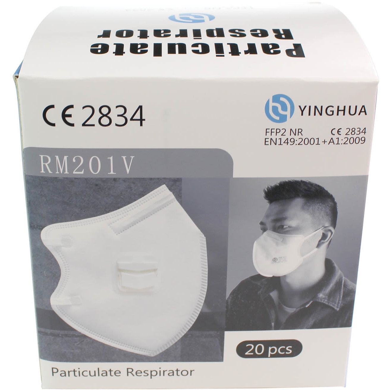 FFP2 Respirator Face Mask x 20 - Valved - Discontinued