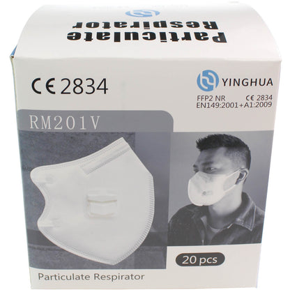 FFP2 Respirator Face Mask x 20 - Valved - Discontinued
