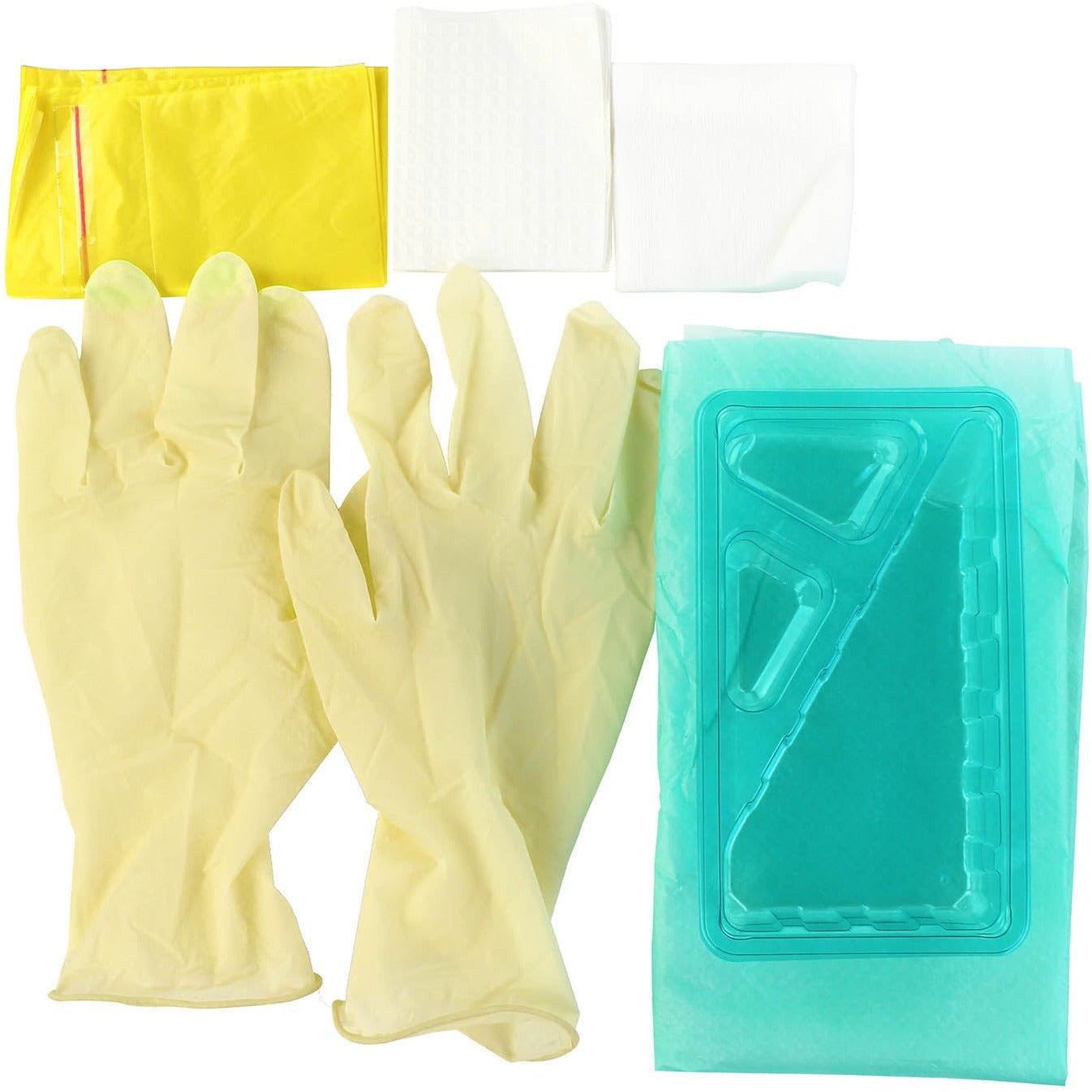 Woundcare 5 - National Opt II (Yellow) - Latex - Pack of 48