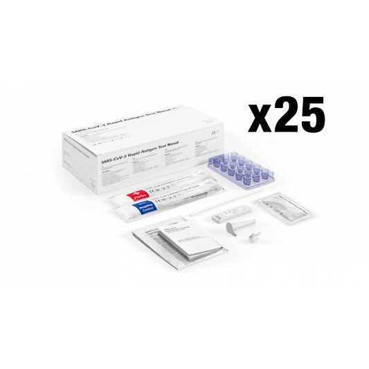 Roche COVID-19 Rapid Antigen Nasal Test Kit x 25 (MIN invasive!) - CLEARANCE - Roche