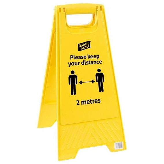Keep Your Distance Social Distancing Sign- CLEARANCE - Robert Scott