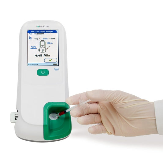 Roche Cardiac Blood Test Device Kit Cobas H 232 (Scanner NOT Included) - Roche
