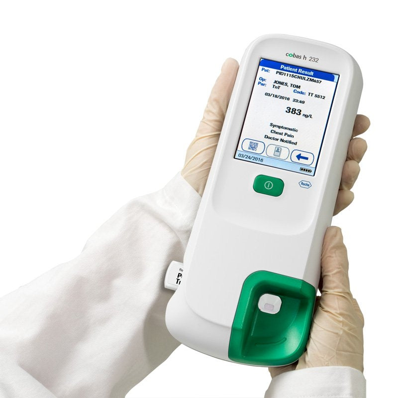 Roche Cardiac Blood Test Device Kit Cobas H 232 (Scanner Included) - Roche