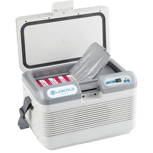 Labcold Portable Vaccine Carrier With 2 Power Leads - 295 x 430 x 295mm.