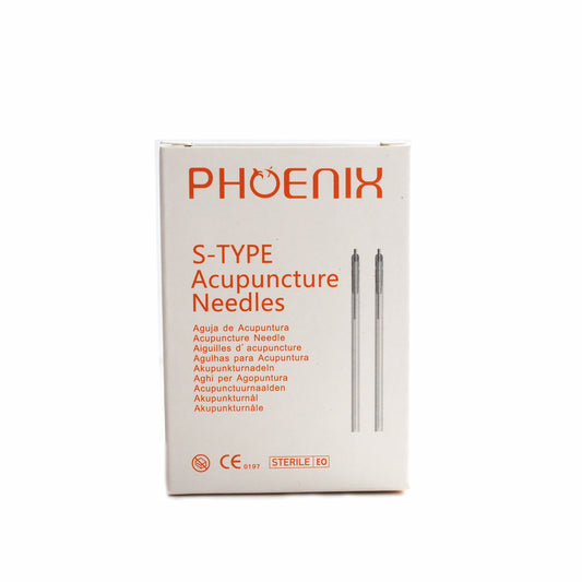 Korean S-Type Acupuncture Needles (guide tube) 0.40 x 40mm - Phoenix Medical