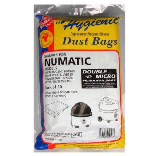 Henry Hoover Numatic Paper Bags - 10 Pack - Discontinued