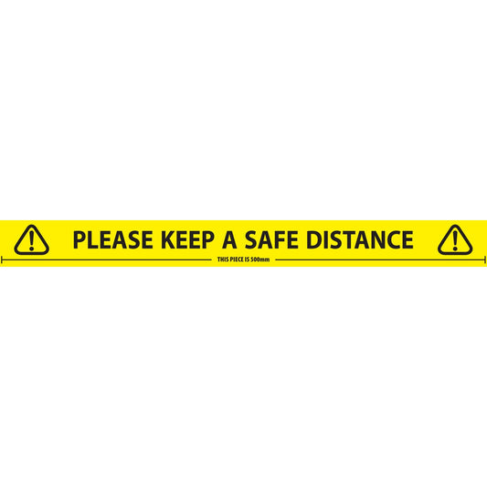 Keep a Safe Distance 66m Roll - Single