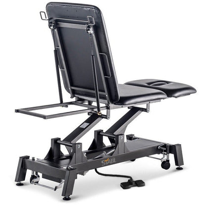 STABIL Pro 3-Section Electric Treatment Table / Black Frame / Black Upholstery - Stabil