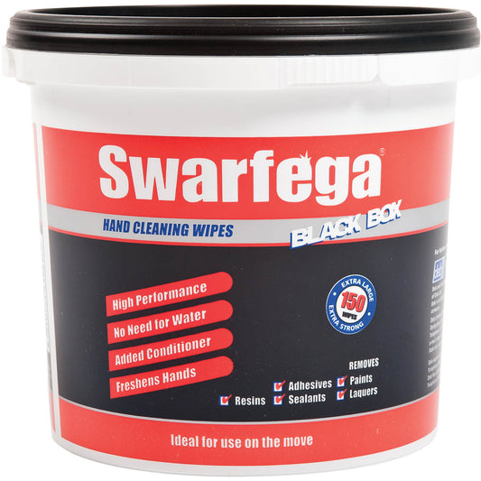 Swarfega Black Box Hand Wipes - 150 - Deb