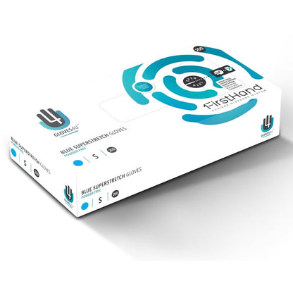 Superstrech Gloves - Powder Free, Clear - TPE - Large - Case of 200 - Gloves4U